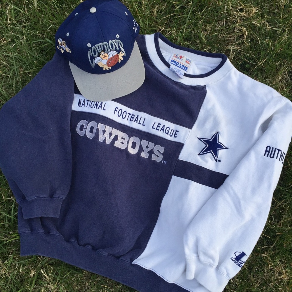 🚨BUNDLE🚨 Dallas Cowboys SnapBack Hat /Crewneck L